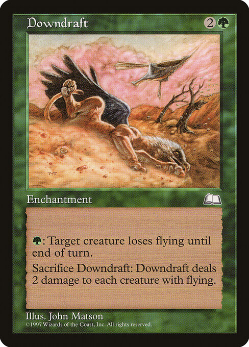 Downdraft - Weatherlight Magic card