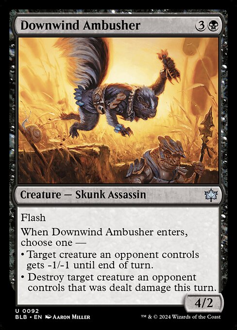Downwind Ambusher - Bloomburrow Magic card