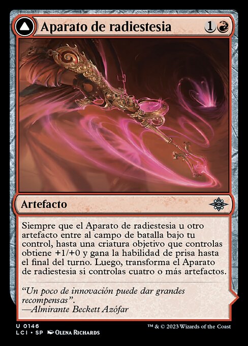 Dowsing Device // Geode Grotto - The Lost Caverns of Ixalan (#146) - Illustrated by Olena Richards - Magic: The Gathering Card
