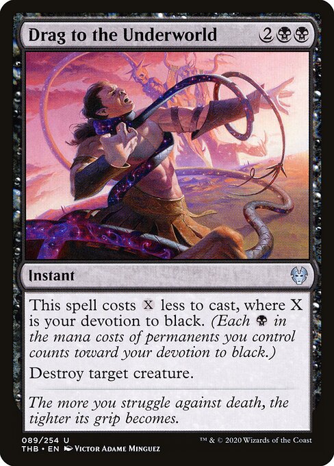 Drag to the Underworld - Theros Beyond Death Magic card