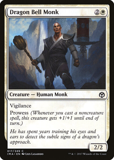 Dragon Bell Monk - Iconic Masters Magic card