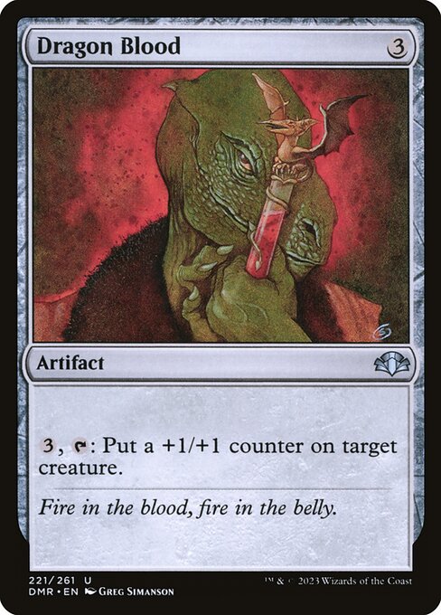 Dragon Blood - Dominaria Remastered Magic card