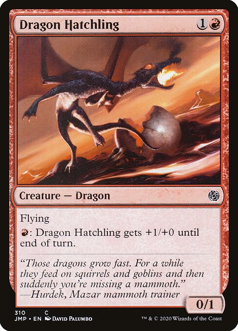 Dragon Hatchling - Jumpstart Magic card