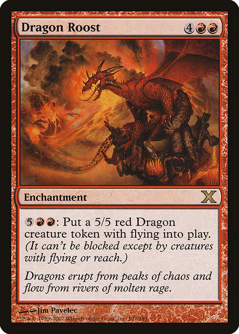 Dragon Roost - Tenth Edition Magic card