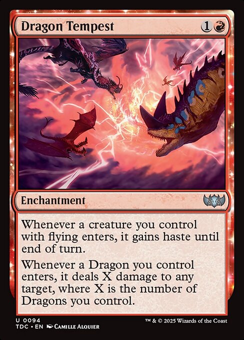 Dragon Tempest - Tarkir: Dragonstorm Commander Magic card