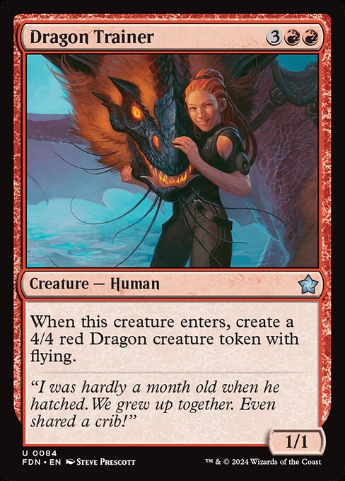 Dragon Trainer - Foundations Magic card