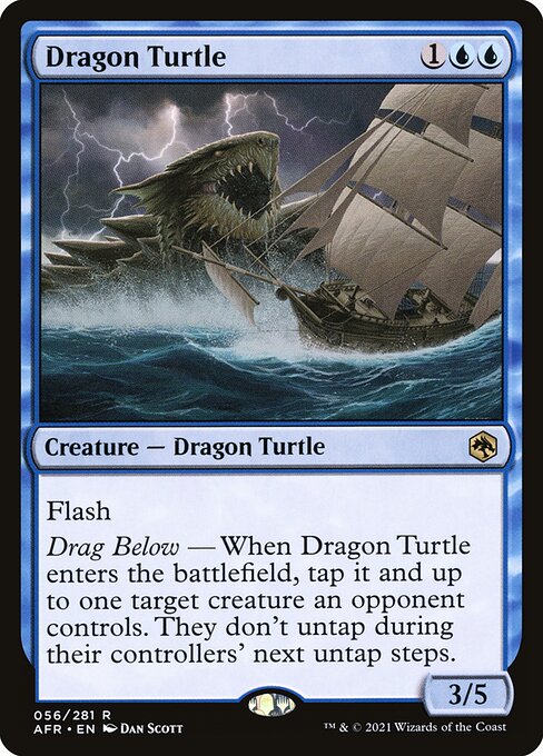 Dragon Turtle - Adventures in the Forgotten Realms Magic card