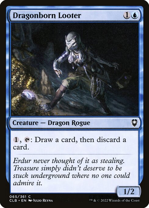 Dragonborn Looter - Commander Legends: Battle for Baldur's Gate Magic card