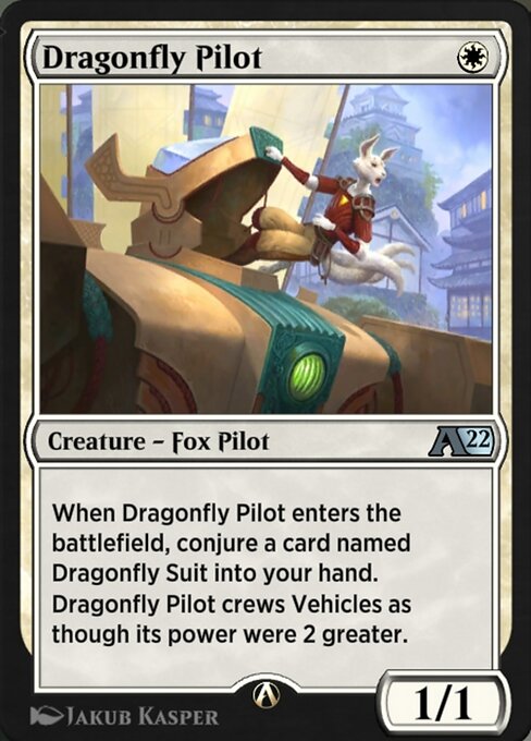 Dragonfly Pilot - Alchemy: Kamigawa Magic card