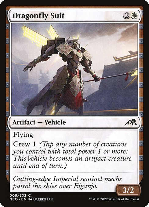 Dragonfly Suit - Kamigawa: Neon Dynasty Magic card