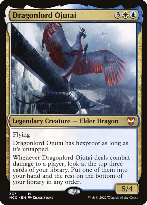Dragonlord Ojutai - New Capenna Commander Magic card