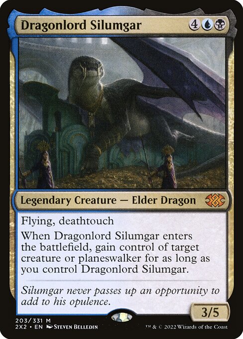 Dragonlord Silumgar - Double Masters 2022 Magic card