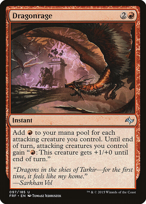 Dragonrage - Fate Reforged Magic card