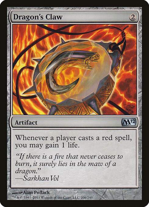 Dragon's Claw - Magic 2012 Magic card
