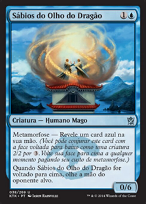 용의 눈 석학 (Dragon's Eye Savants) - Khans of Tarkir (#38) - Illustrated by Jason Rainville - Magic: The Gathering Card