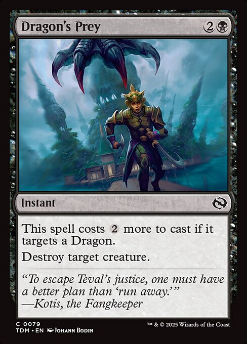 Dragon's Prey - Tarkir: Dragonstorm Magic card
