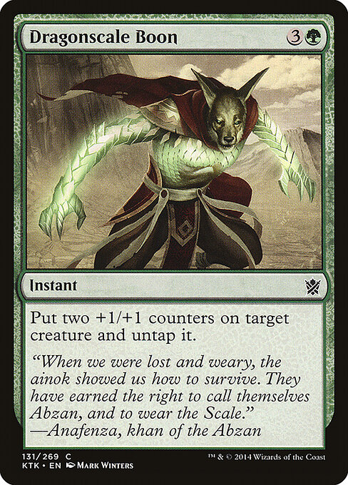 Dragonscale Boon - Khans of Tarkir Magic card
