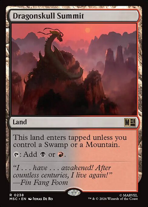 Dragonskull Summit - Marvel Super Heroes Commander Magic card