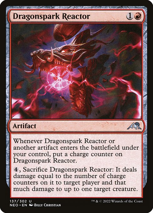 Dragonspark Reactor - Kamigawa: Neon Dynasty Magic card