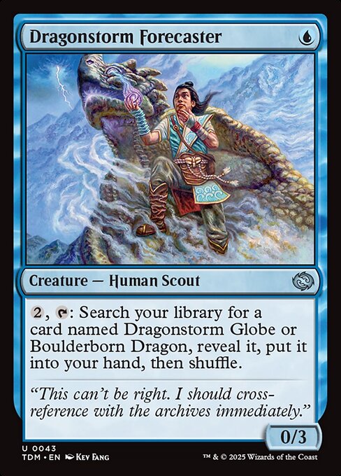 Dragonstorm Forecaster - Tarkir: Dragonstorm Magic card
