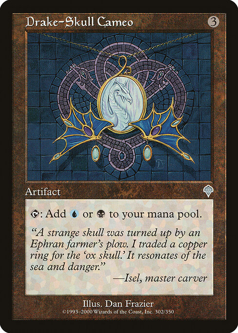 Drake-Skull Cameo - Invasion Magic card