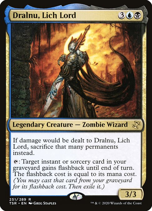 Dralnu, Lich Lord - Time Spiral Remastered Magic card