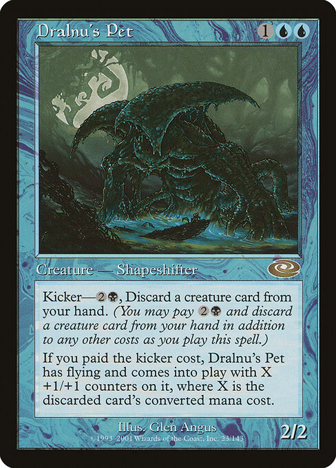 Dralnu's Pet - Planeshift Magic card