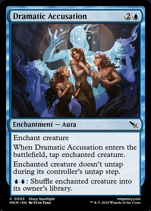 Dramatic Accusation - Murders at Karlov Manor Magic card