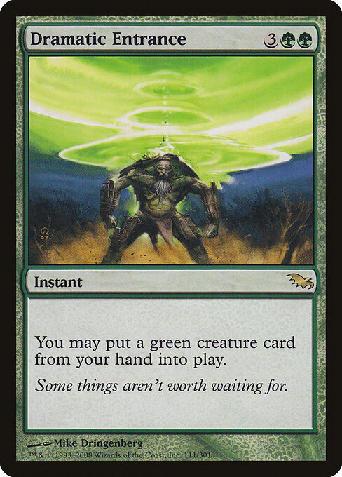 Dramatic Entrance - Shadowmoor Magic card