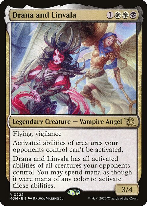 Drana and Linvala - March of the Machine Magic card