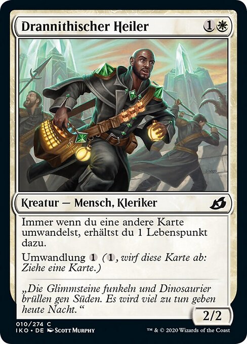 卓尼斯治疗师 (Drannith Healer) - Ikoria: Lair of Behemoths (#10) - Illustrated by Scott Murphy - Magic: The Gathering Card