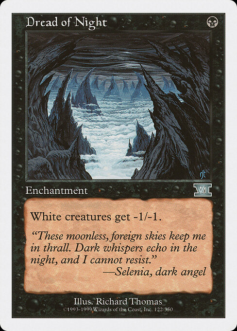 Dread of Night - Classic Sixth Edition Magic card
