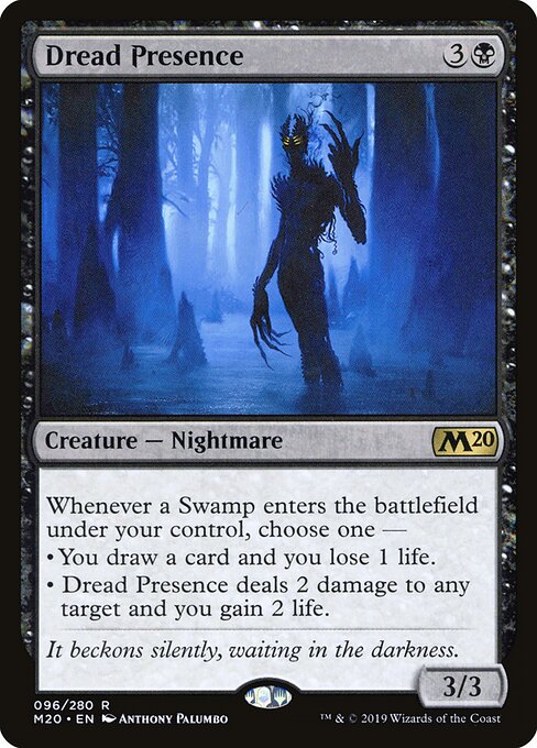 Dread Presence - Core Set 2020 Magic card