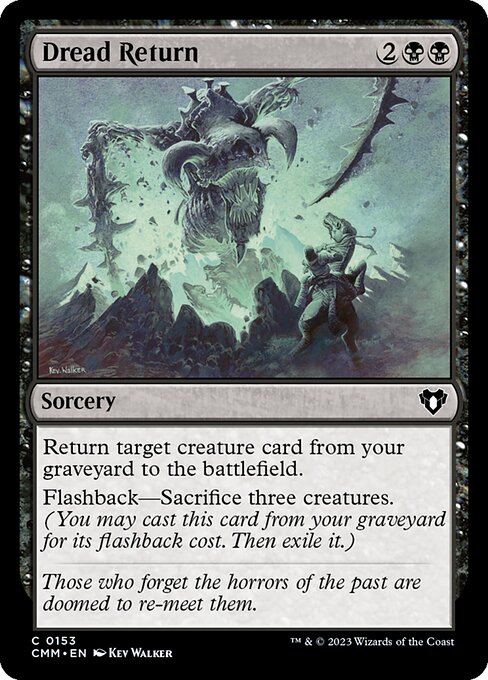 Dread Return - Commander Masters Magic card