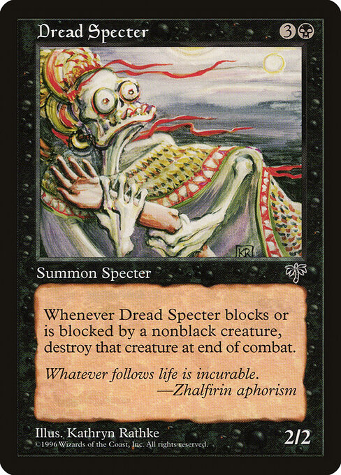 Dread Specter - Mirage Magic card