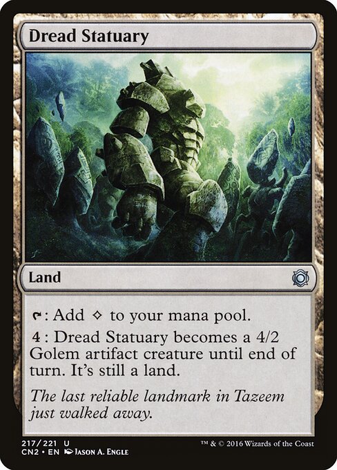 Dread Statuary - Conspiracy: Take the Crown (#217) - Illustrated by Jason A. Engle - Magic: The Gathering Card