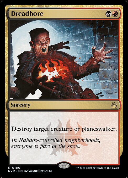 Dreadbore - Ravnica Remastered Magic card