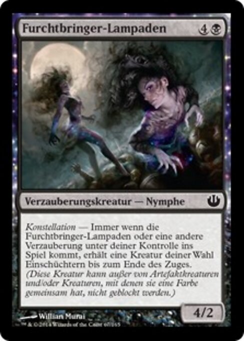 Lampades porteuses de l'effroi (Dreadbringer Lampads) - Commander 2015 (#122) - Illustrated by Willian Murai - Magic: The Gathering Card