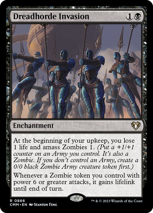 Dreadhorde Invasion - Commander Masters (#866) - Illustrated by Stanton Feng - Magic: The Gathering Card