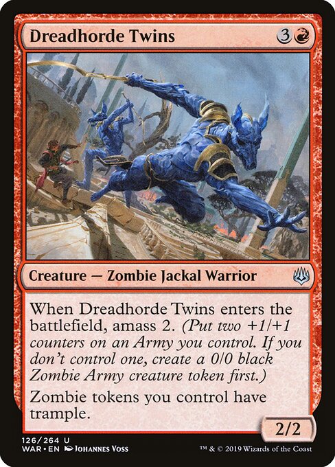 Dreadhorde Twins - War of the Spark Magic card