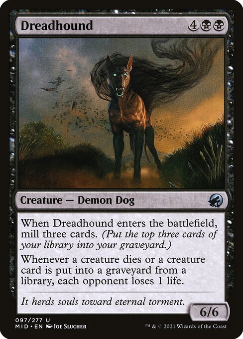 Dreadhound - Innistrad: Midnight Hunt Magic card