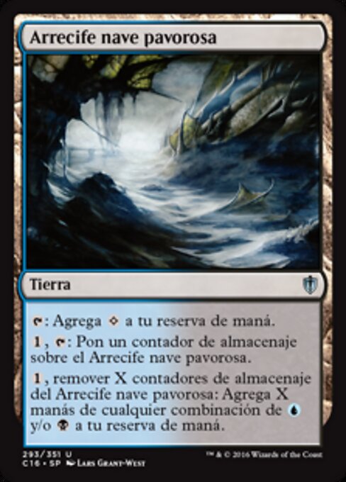 Brisants du navire de l'effroi (Dreadship Reef) - Commander 2016 (#293) - Illustrated by Lars Grant-West - Magic: The Gathering Card