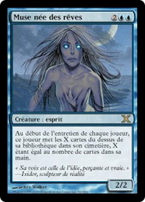 Muse der Traumkunde (Dreamborn Muse) - Tenth Edition (#82) - Illustrated by Kev Walker - Magic: The Gathering Card