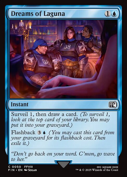 Dreams of Laguna - Final Fantasy Magic card