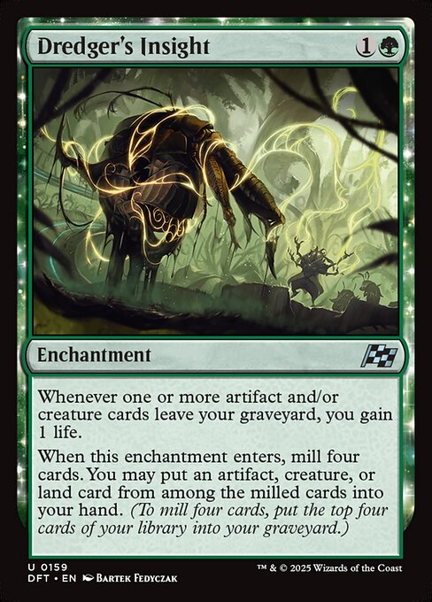 Dredger's Insight - Aetherdrift Magic card