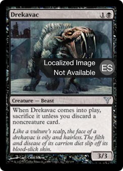 Drekavac - Dissension (#43) - Illustrated by Carl Critchlow - Magic: The Gathering Card