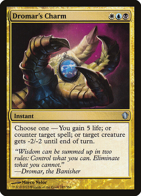 Dromar's Charm - Commander 2013 Magic card