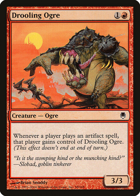 Drooling Ogre art by Brian Snõddy