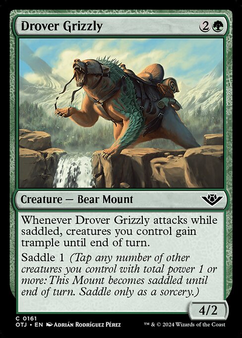 Drover Grizzly - Outlaws of Thunder Junction Magic card