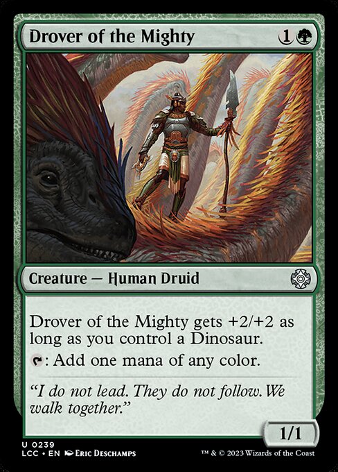 Drover of the Mighty - The Lost Caverns of Ixalan Commander Magic card